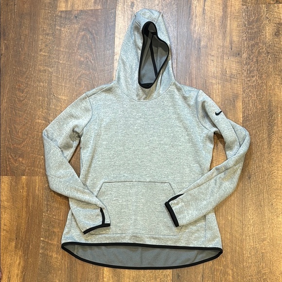 Nike Dri-Fit Women's Large Gray‎ Hoodie Sweatshirt - Picture 1 of 8